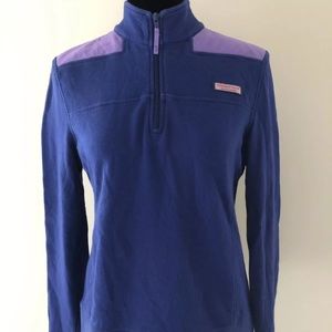Vineyard Vines Purple and Blue Shep Pullover